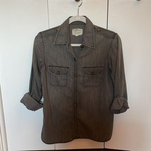 Current Elliott military style button down